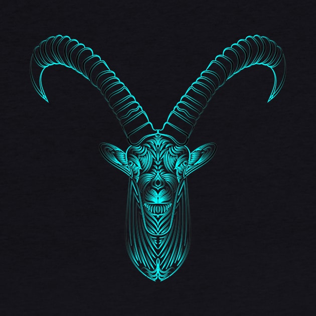 Ibex Spirit Animal by slippery slope creations